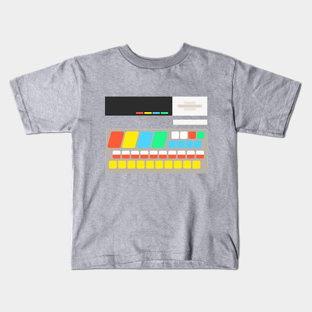 Your First Computer Kids T-Shirt by Plan8